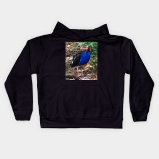 The Purple Swamp Hen! Kids Hoodie